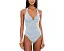 Купальник цельный Mala с кольцом и халтером от Seafolly на завязках