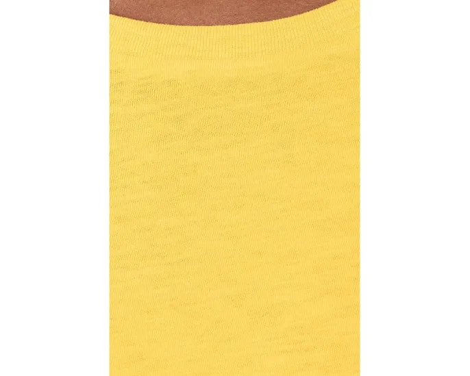 Топ Organic Cotton Slubby Jersey с круглым вырезом и короткими рукавами Eileen Fisher