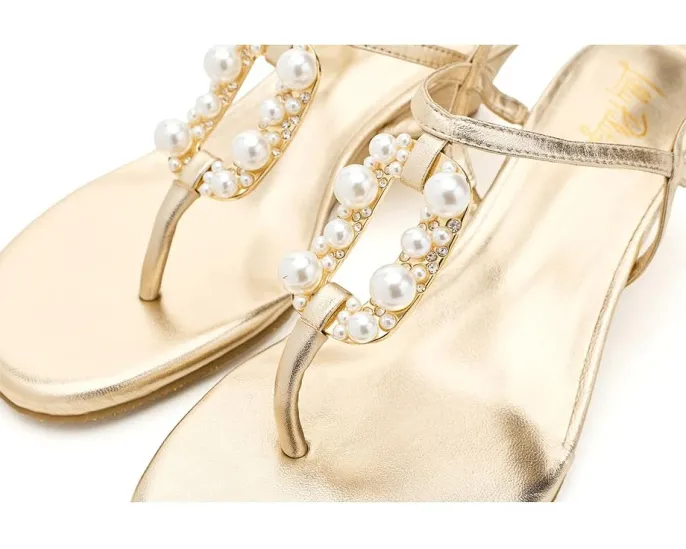 Туфли Lilly Pulitzer Good As God на платформе с жемчугом и стразами