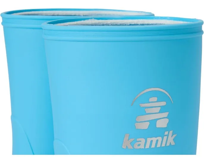 Резиновые сапоги Kamik Stomp для детей голубые с водоотталкивающим верхом