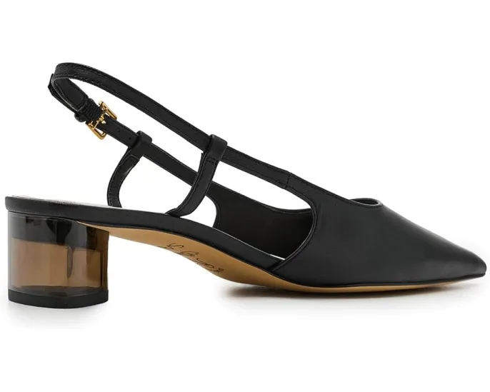 Лодочки A-Amelie Slingback с острым носком и устойчивым каблуком