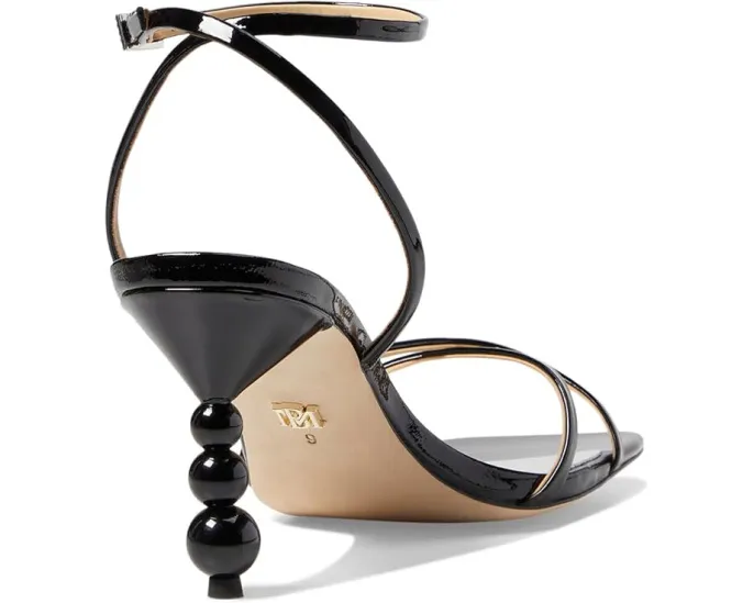 Босоножки Badgley Mischka Callie на шпильке с перекрестными ремешками и жемчужным декором