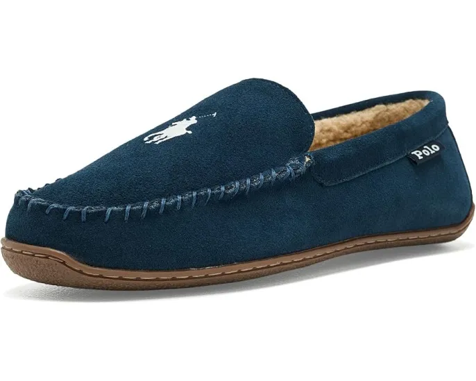 Домашние тапочки Polo Ralph Lauren Brenan Moccasin из кожи