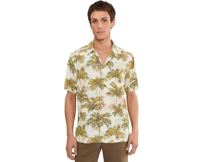 Tommy Bahama Рубашка Coastal Ease Palm Voyage с принтом пальм
