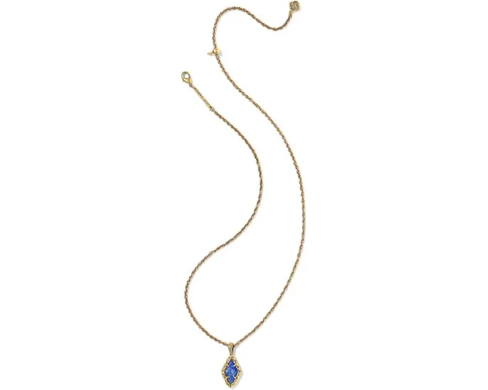 Короткое колье Adeline с подвеской от Kendra Scott из позолоченной латуни