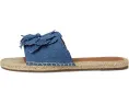 Сандалии Biricha Floral Flat от Lucky Brand с объемным цветочным декором и резиновой подошвой
