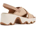 Сандалии SOREL Kinetic Aura Slingback Txt с текстильным верхом и квадратным каблуком