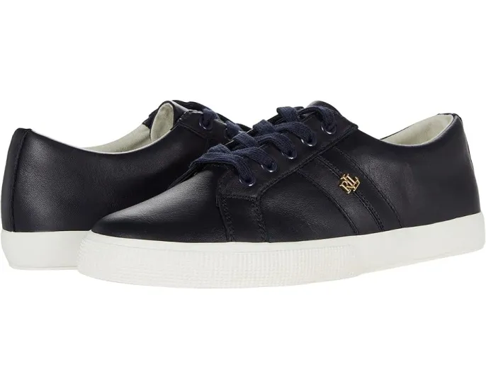 Кроссовки Lauren Ralph Lauren Janson II Action Leather Sneaker с круглым носком