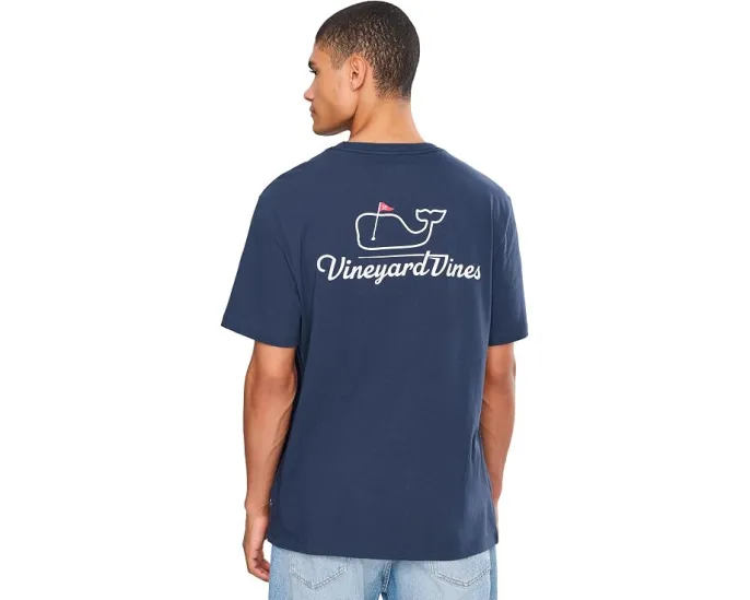 Футболка Golf Flag Whale с коротким рукавом от Vineyard Vines