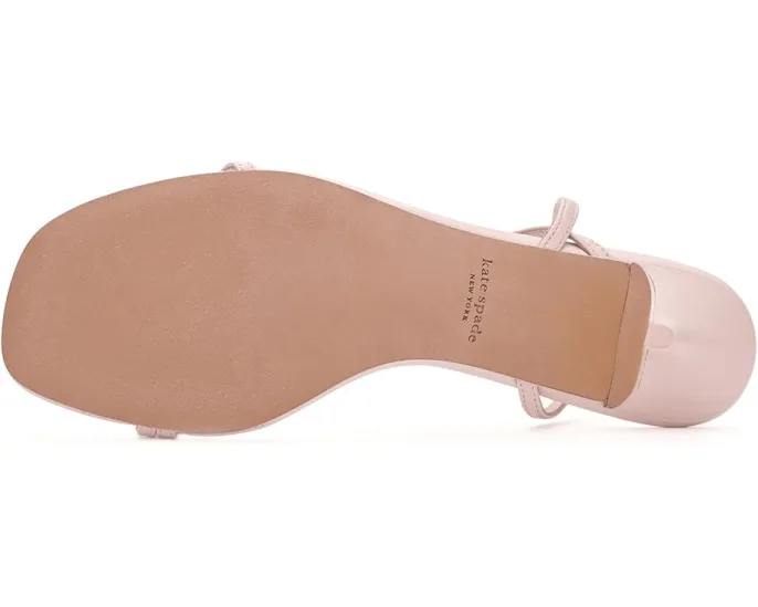 Босоножки Lily High Heel на каблуке-рюмочке от Kate Spade New York с кожаным верхом и открытым квадратным носком