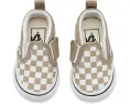 Детские кеды Vans Slip-On V клетчатые без шнуровки