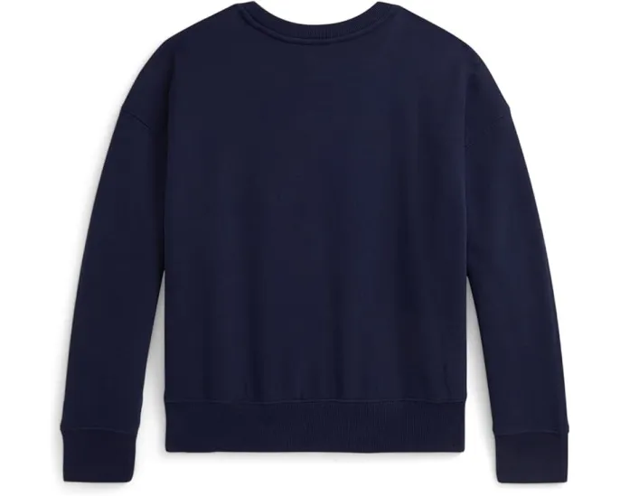 Свитшот Polo Ralph Lauren Kids с принтом Polo Bear и свободным кроем для детей старшего возраста