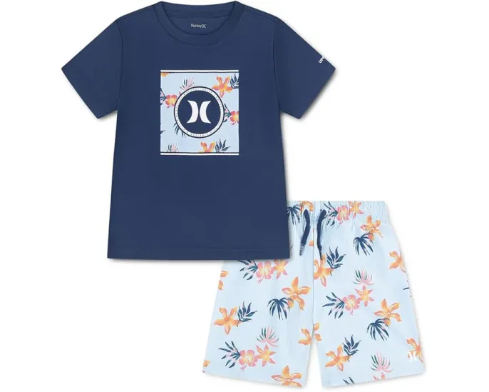Hurley Kids купальный комплект Tropical Floral с защитой UPF 50+