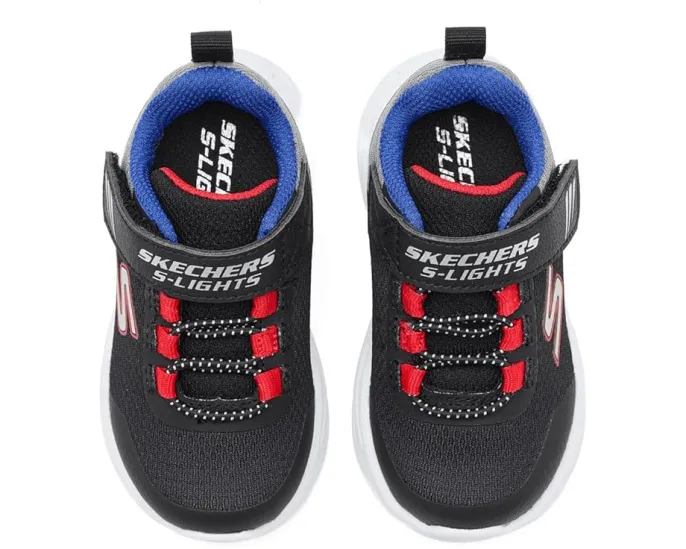 Детские кроссовки SKECHERS KIDS Lil'Glide Step Lights со светящейся подошвой