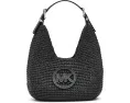 Сумка MICHAEL Michael Kors Nolita Small Hobo через плечо из соломки