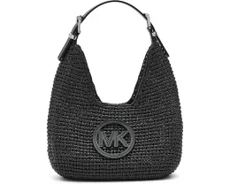 Сумка MICHAEL Michael Kors Nolita Small Hobo через плечо из соломки