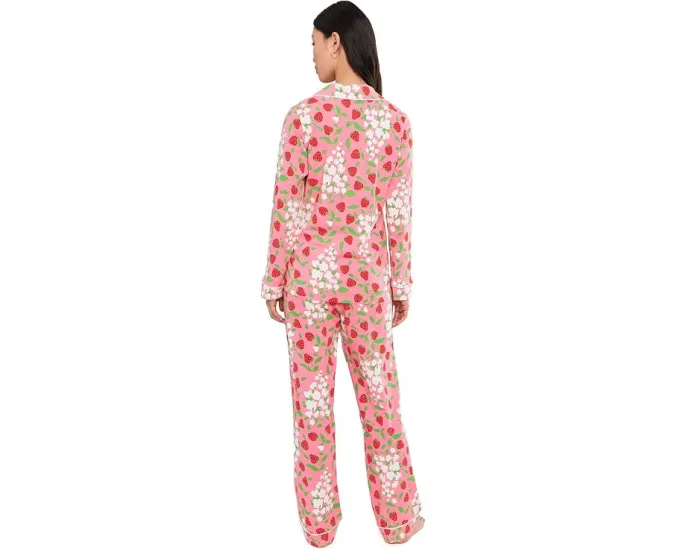 Комплект пижамы Bedhead PJs Classic с длинными рукавами из хлопкового трикотажа