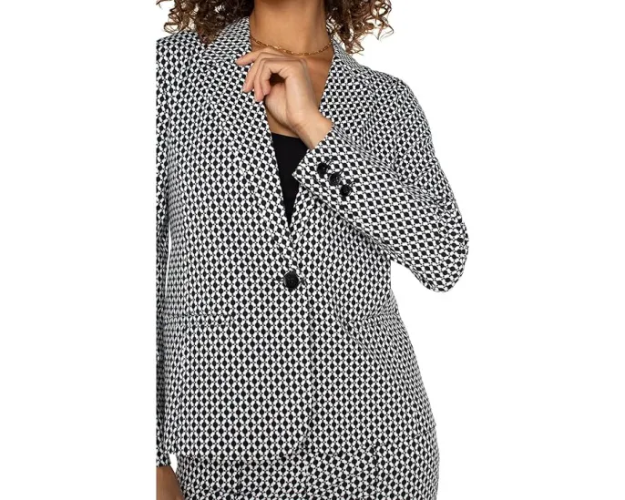 Приталенный блейзер Liverpool Los Angeles из стрейч-трикотажа