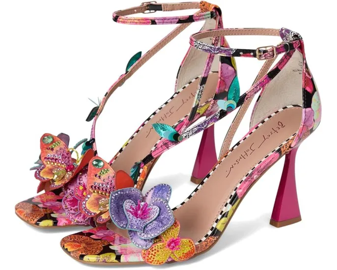 Босоножки Camile на шпильке с цветочным узором от Blue by Betsey Johnson