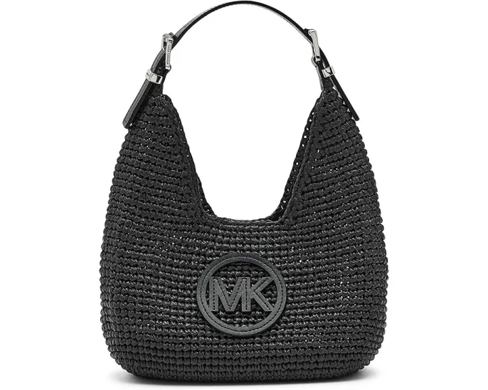Сумка MICHAEL Michael Kors Nolita Small Hobo через плечо из соломки
