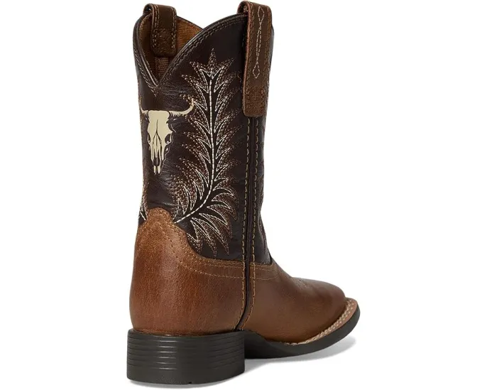 Детские ковбойские сапоги Ariat Stampede с широким мысом
