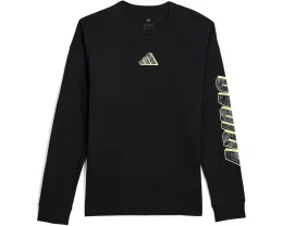 Adidas футболка с камуфляжным принтом Long Sleeve Rock Camo Lineage Tee