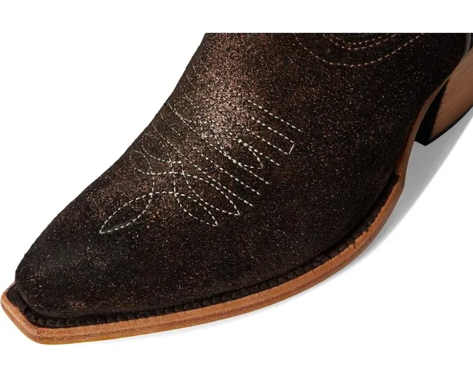 Сапоги Corral Z5240 до середины икры с металлизированной кожей и вышивкой