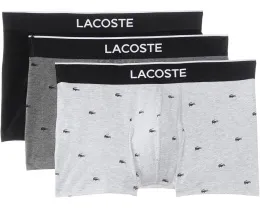 Трусы Lacoste с мелким принтом крокодила 3 штуки