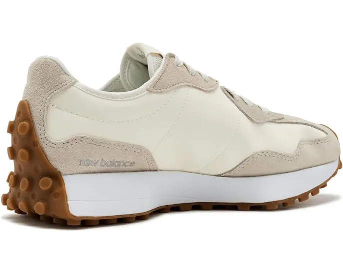 Кроссовки New Balance Classics 327 из замши и сетки с массивным логотипом
