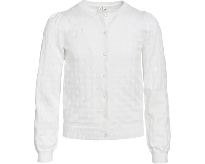 Кардиган Janie and Jack Pointelle с ажурной вязкой для девочек