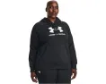 Under Armour худи Plus Size Rival Fleece с капюшоном и карманом-кенгуру