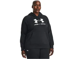 Under Armour худи Plus Size Rival Fleece с капюшоном и карманом-кенгуру