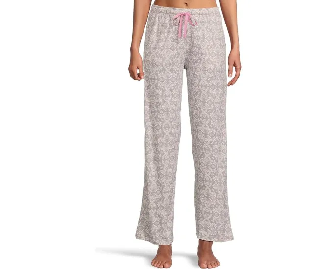 Пижамный комплект Novelty Long Sleeve Girlfriend с атласными деталями Karen Neuburger