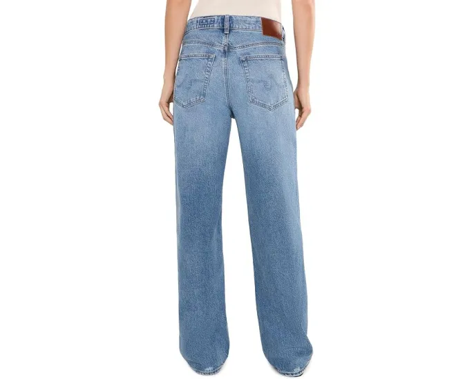 Джинсы Billie Relaxed Straight прямого свободного кроя AG Jeans