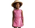 Платье-поло Tie-Dye с имитацией запаха из сетки Polo Ralph Lauren Kids