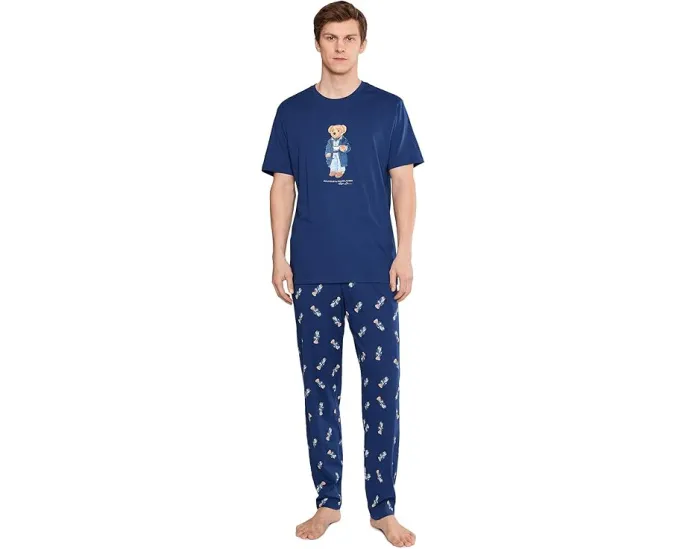Пижамный комплект Polo Ralph Lauren с медвежатами футболка и штаны