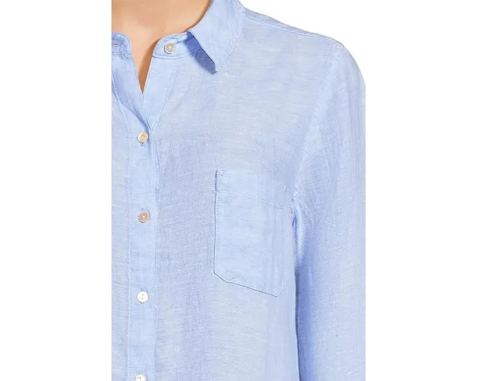 Рубашка Lilly Pulitzer Sea View из льна с длинными рукавами