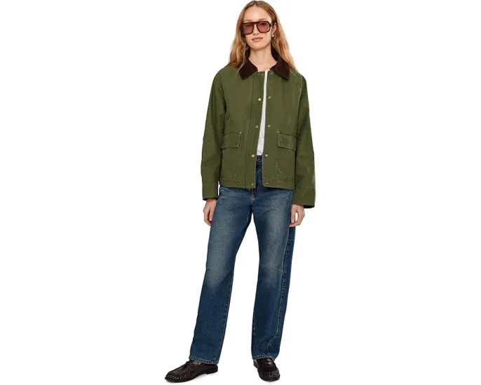 Куртка Levi's из хлопка в стиле амбарной с вельветовым воротником