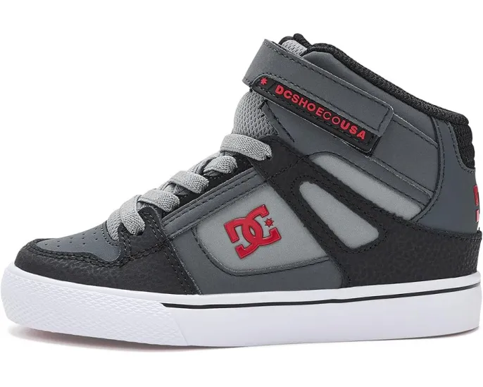Детские кроссовки DC Kids Pure Hi Top EV высокие на липучке