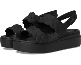 Сандалии Crocs Brooklyn с низким клином и плетеным верхом