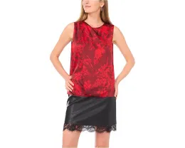 Топ-блуза Vince Camuto с драпированным вырезом и складкой