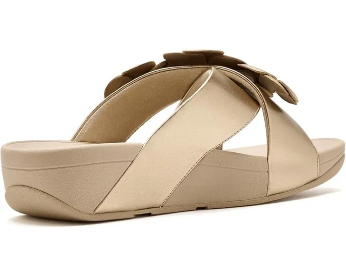 Сланцы FitFlop Lulu Flower Cross с цветочным перекрестным дизайном