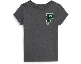 Детская футболка Polo Ralph Lauren Kids из хлопкового джерси с нашивкой Letterman