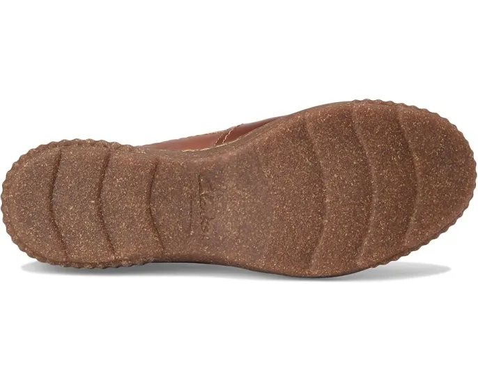 Clarks Caroline Dalia туфли из премиальной кожи с резиновой подошвой