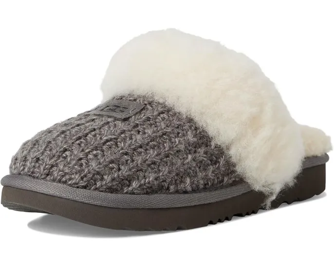 Детские тапочки UGG Kids Cozy II Knit с подкладкой UGGplush