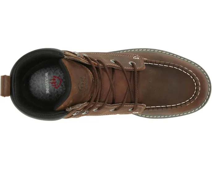 Водонепроницаемые рабочие ботинки Wolverine Trade Wedge высотой 6 дюймов (15.24 см)