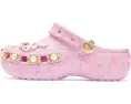 Классические платформенные клоги LoveShackFancy от Crocs с цветочным принтом