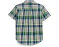 Рубашка хлопковая в клетку Polo Ralph Lauren Plaid Cotton Shirt белая для малышей и детей младшего возраста