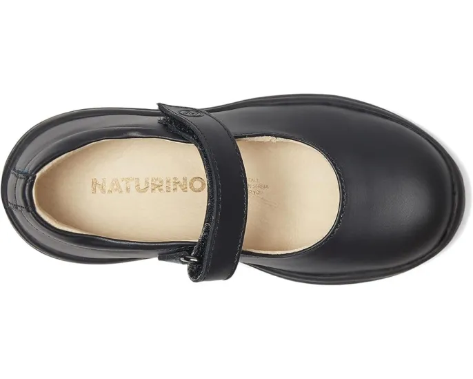 Naturino Catania 2 детские туфли для малышей и детей из кожи с застежкой на липучке