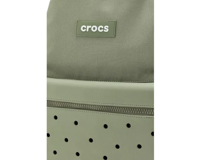 Рюкзак Crocs из нейлона с вентилируемым карманом и отверстиями для Jibbitz